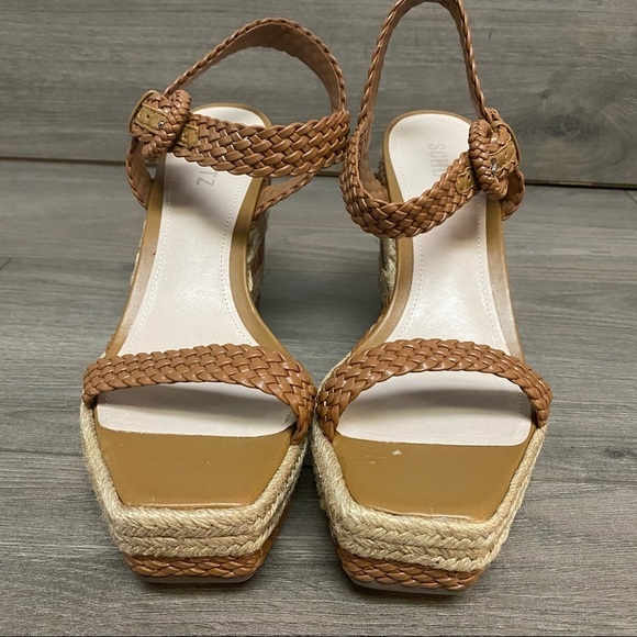 SCHUTZ | Nani Two Toned Braided Espadrille Wedge - Picture 5 of 12